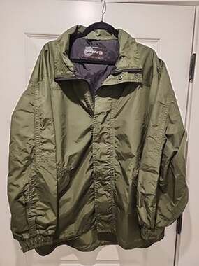 Spiewak & Sons New York Olive Green Jacket Mens Large Outdoor Performance